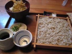 天丼とざるそばセット